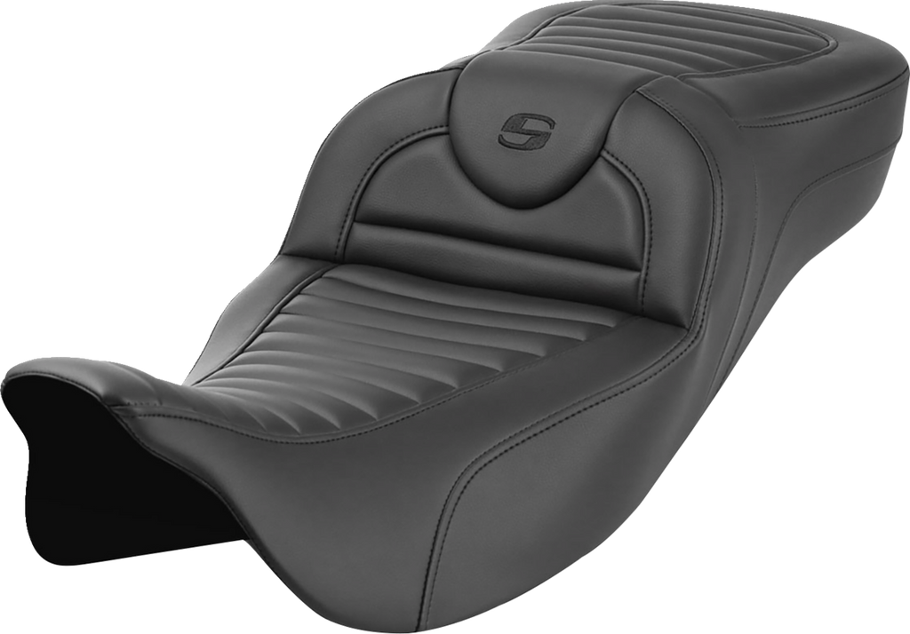 SADDLEMEN Roadsofa™ Extended Reach Seat - without Backrest - Tuck-n-Roll - FL '08-'24
