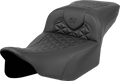 SADDLEMEN RoadSofa™ Tri Gripper Seat - Extended Reach - w/o Backrest - FLH/FLT '23-'24