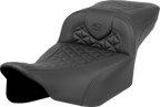 SADDLEMEN RoadSofa™ Tri Gripper Seat - Extended Reach - w/o Backrest - FLH/FLT '23-'24