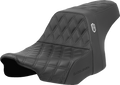 SADDLEMEN Pro Series SDC Performance Seat - Lattice Stitch - Gripper - w/o Backrest - FLH/FLT '23-'24