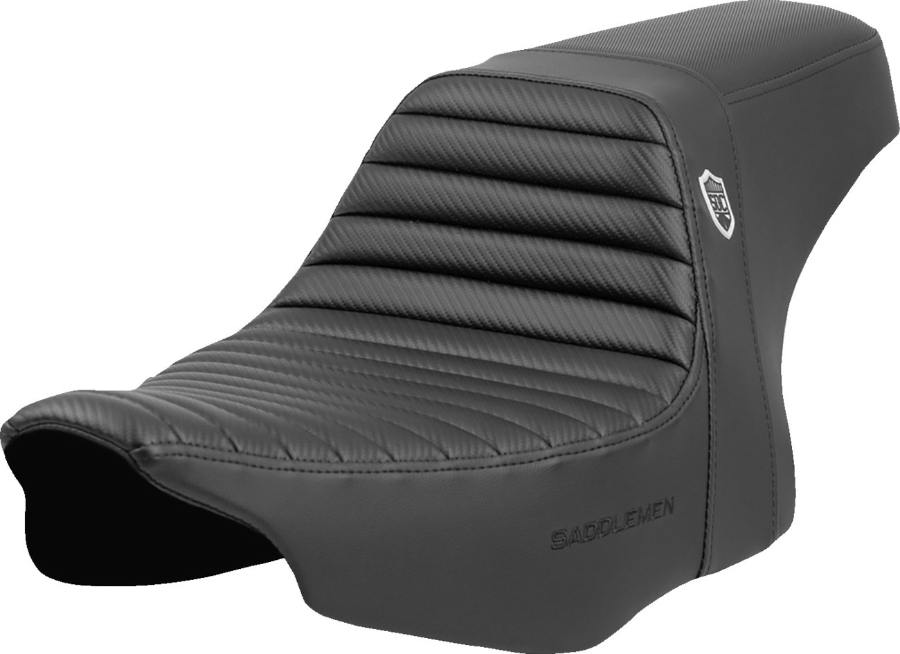 SADDLEMEN Pro Series SDC Performance Seat - w/o Backrest - Tuck-n-Roll - FLH/FLT '23-'24