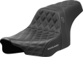 SADDLEMEN Pro Series SDC Performance Seat - Gray Stitching - w/o Backrest - FLT/FLH '23-'24
