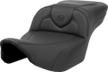 SADDLEMEN Heated RoadSofa™ Seat - Extended Reach - Smooth - w/o Backrest - FLT/FLH ’23-‘24