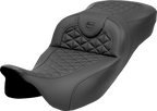 SADDLEMEN RoadSofa™ Tri Gripper Seat - Extended Reach - w/o Backrest - FLH/FLT '08-'25