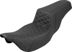 SADDLEMEN Extended Reach Step-Up Seat - Tri-Gripper - Black - FLH/FLT '08-'24