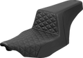 SADDLEMEN Step-Up Seat - Tri-Gripper - Black - FLH/FLT '23-'25