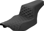 SADDLEMEN Extended Step-Up Seat - Tri-Gripper - Black - FLH/FLT '23-'25
