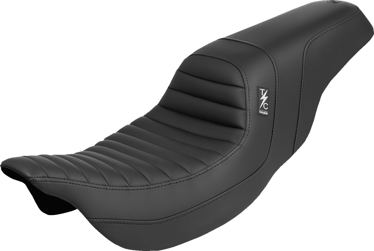 SADDLEMEN Thrashin ' Pro Series Seat - Tuck-n-Roll - FLH/FLT '08-'25