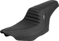SADDLEMEN Thrashin ' Pro Series Seat - Tuck-n-Roll - FLT/FLH '23-'25