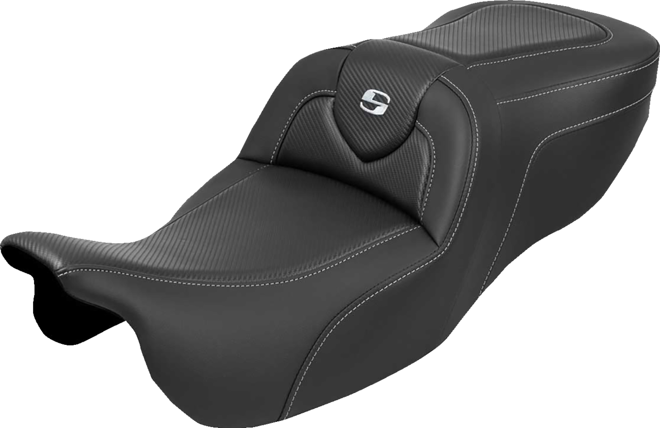 SADDLEMEN Roadsofa™ Seat - without Backrest - Carbon Fiber - FLRT/FLTRT '15-'25