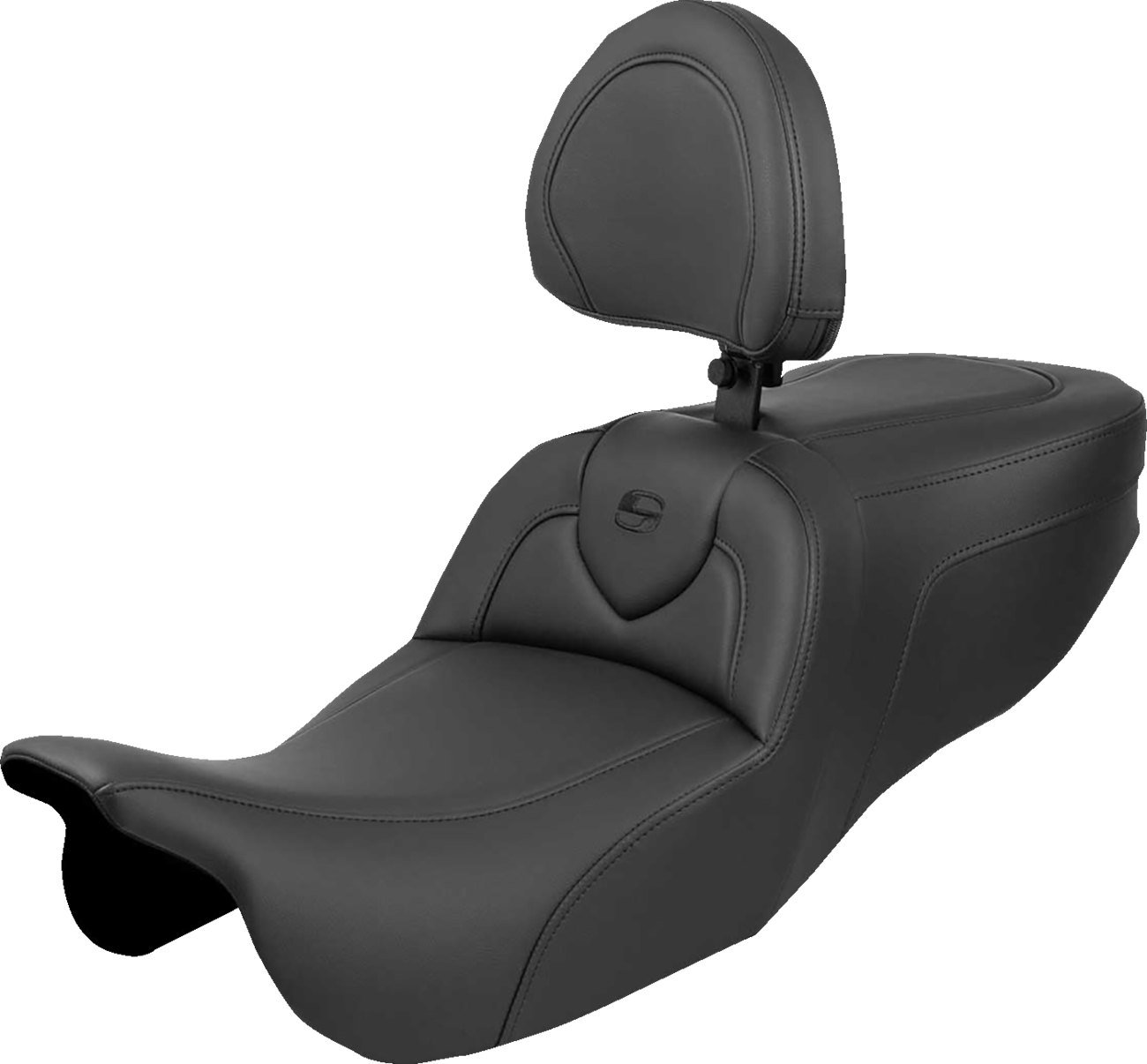 SADDLEMEN Roadsofa™ Seat - with Backrest - Plain - FLRT/FLTRT '15-'25
