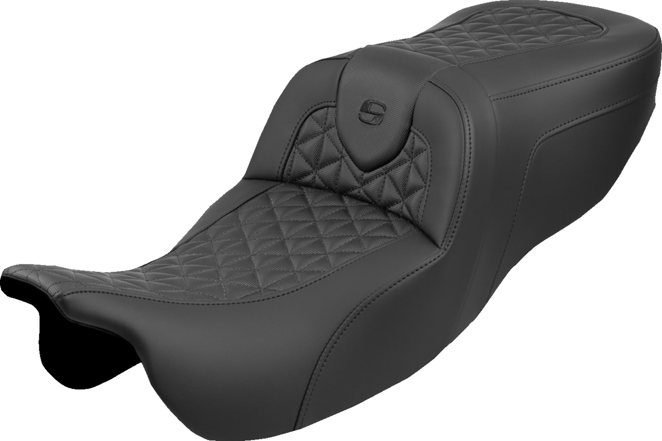 SADDLEMEN Roadsofa™ Seat - without Backrest - Tri-Gripper - FLRT/FLTRT '15-'25