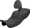 SADDLEMEN Roadsofa™ Seat - with Backrest - Tri-Gripper - FLRT/FLTRT '15-'25
