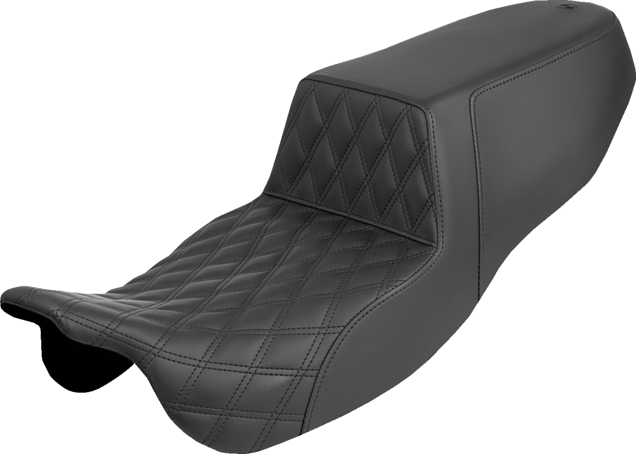 SADDLEMEN Step-Up Seat - Front Lattice Stitch - FLRT/FLTRT '15-'25