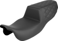 SADDLEMEN Step-Up Seat - Rear Lattice Stitch - FLRT/FLTRT '15-'25