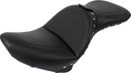 SADDLEMEN Explorer Special Seat - Studded - w/ Backrest - FXST/FLST '84-'99