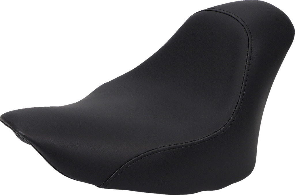 SADDLEMEN Renegade™ Solo Seat - Smooth - Black - Softail '06-'17