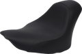 SADDLEMEN Renegade™ Solo Seat - Smooth - Black - Softail '06-'17