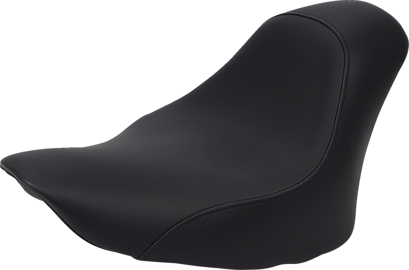 SADDLEMEN Renegade™ Solo Seat - Smooth - Black - Softail '06-'17