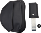 SADDLEMEN Seat - Explorer™ - With Backrest - Stitched - Black - FL/FX '06-'17