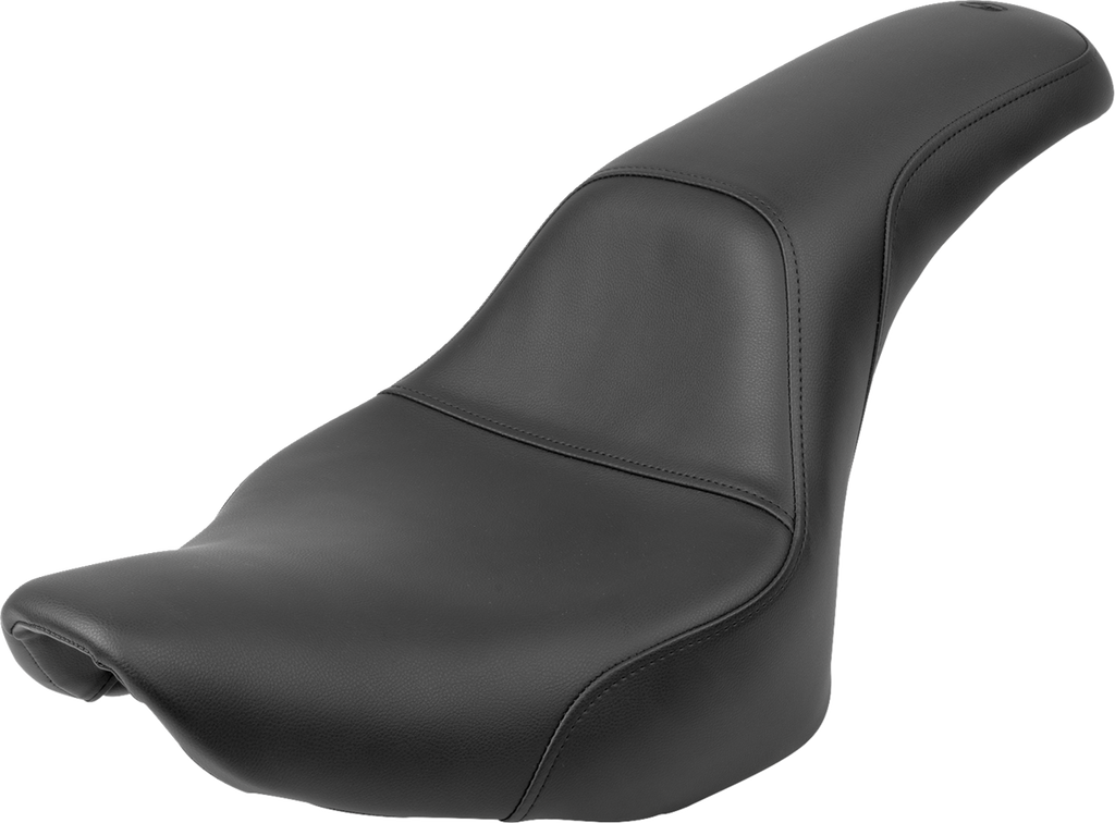 SADDLEMEN Seat - Profiler™ - Black - Smooth - FLSTF '07-'17