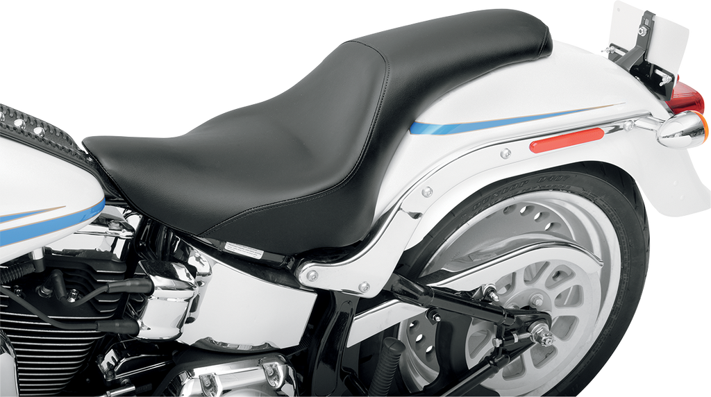 SADDLEMEN Seat - Profiler™ - Black - Smooth - FLSTF '07-'17
