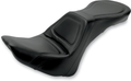 SADDLEMEN Seat - Explorer™ - Without Backrest - Stitched - Black - FLSTN '06-'17