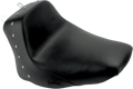 SADDLEMEN Heels Down Solo Seat - Without Backrest - Studded - Black - FLSTC
