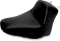 SADDLEMEN Heels Down Solo Seat - Without Backrest - Plain - Black - FLSTC