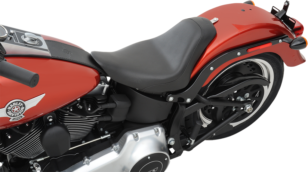 SADDLEMEN S3 Super Slammed Seat - Solo - Black - FL/FX '06-'17