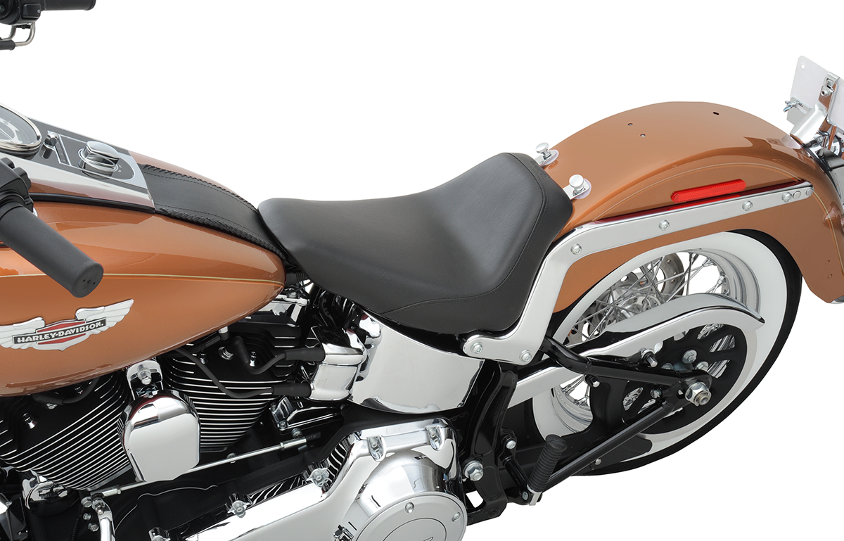 SADDLEMEN S3 Super Slammed Seat - Solo - Black - FLST '06-'17
