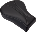SADDLEMEN Dominator Pillion Pad - Standard Reach - Black w/ Gray Stitching - FL/FX '06-'17