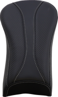 SADDLEMEN Dominator Pillion Pad - Standard Reach - Black w/ Gray Stitching - FLSTC '06-'17