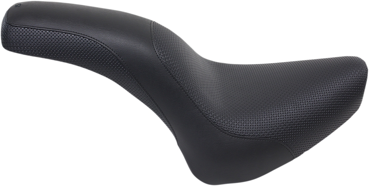 SADDLEMEN Profiler™ Basketweave Seat - Black - Softail '00-'05