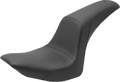 SADDLEMEN Profiler™ Basketweave Seat - Black - Softail '06-'17
