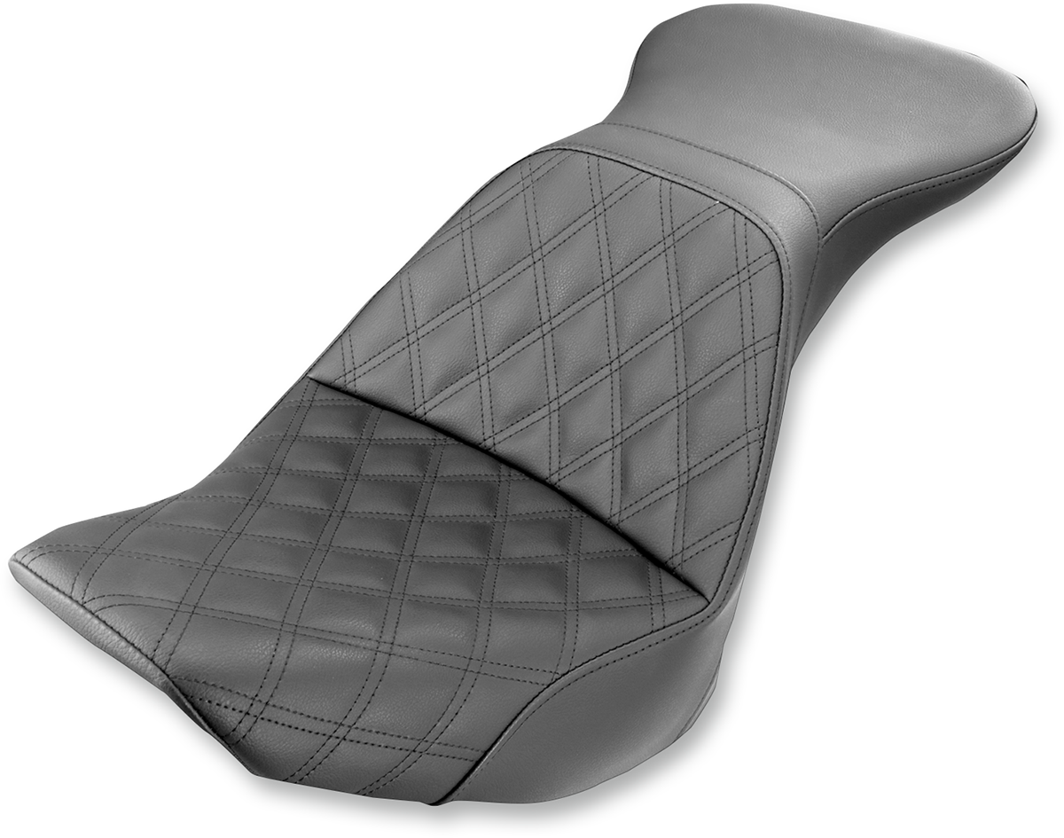 SADDLEMEN Explorer Seat - Lattice Stitched - FLSTN '06-'17