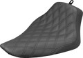 SADDLEMEN Renegade™ Solo Seat - Lattice Stitched - Black - FLS '12-'17