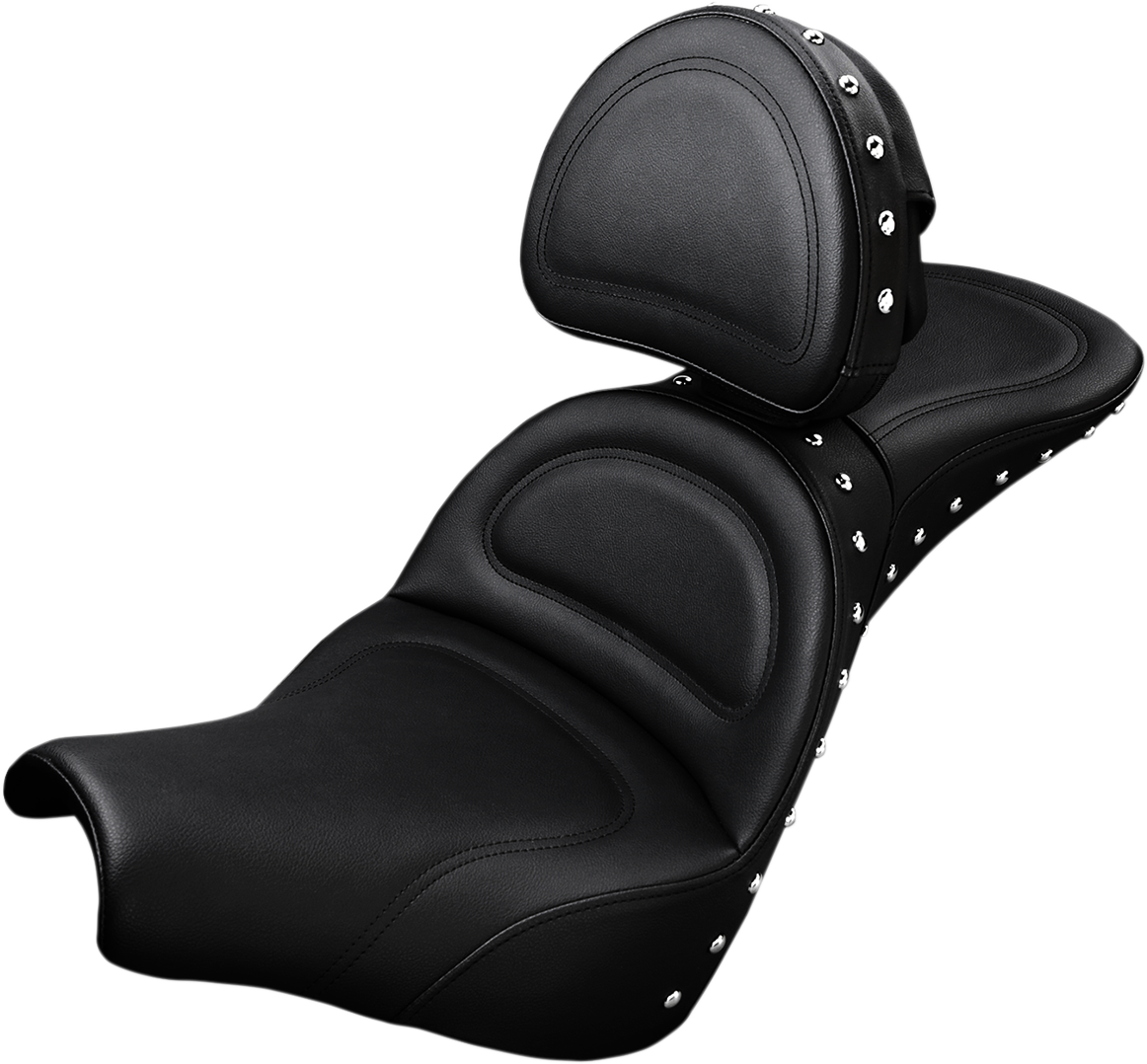 SADDLEMEN Explorer Special Seat - Studded - w/ Backrest - FXBB/FXST '18-'24