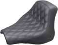 SADDLEMEN Renegade™ Solo Seat - Lattice Stitched - Black - FXFB '18-'19
