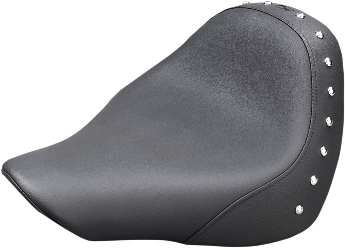 SADDLEMEN Seat - Renegade™ Solo - Black - Studded - FL/FX '18-'24