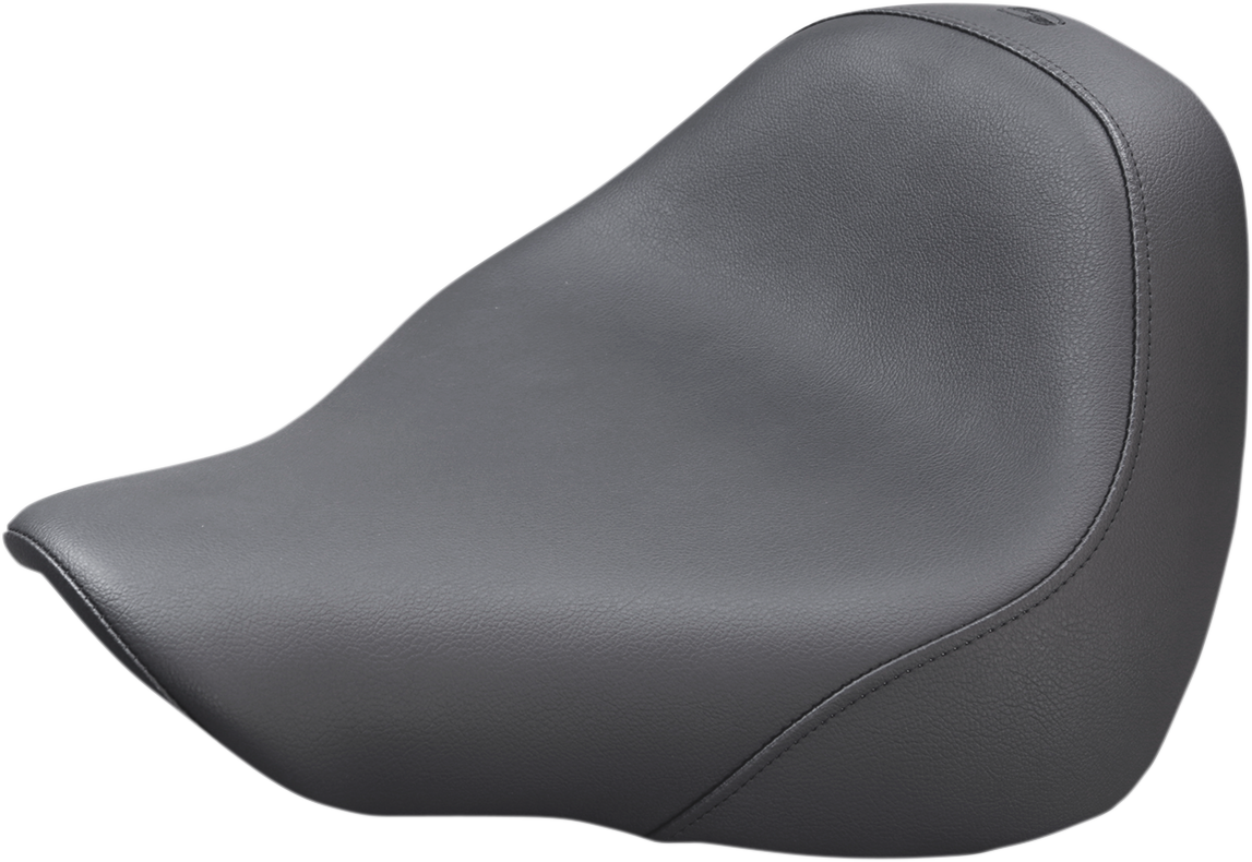 SADDLEMEN Seat - Renegade™ Solo - Black - Smooth - FL/FX '18-'24