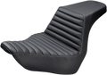 SADDLEMEN Step-Up Seat - Front Tuck-n-Roll - Black