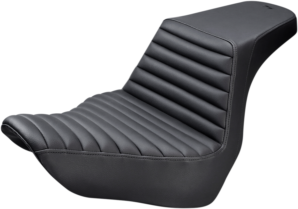 SADDLEMEN Step-Up Seat - Front Tuck-n-Roll - Black