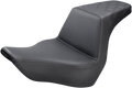 SADDLEMEN Step-Up Seat - Rear Lattice Stitch - Black