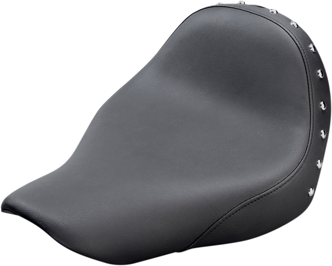 SADDLEMEN Seat - Renegade™ Solo - Black - Studded - FL/FX '18-'24