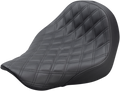 SADDLEMEN Renegade™ Solo Seat - Lattice Stitched - Black - FL/FX '18-'24