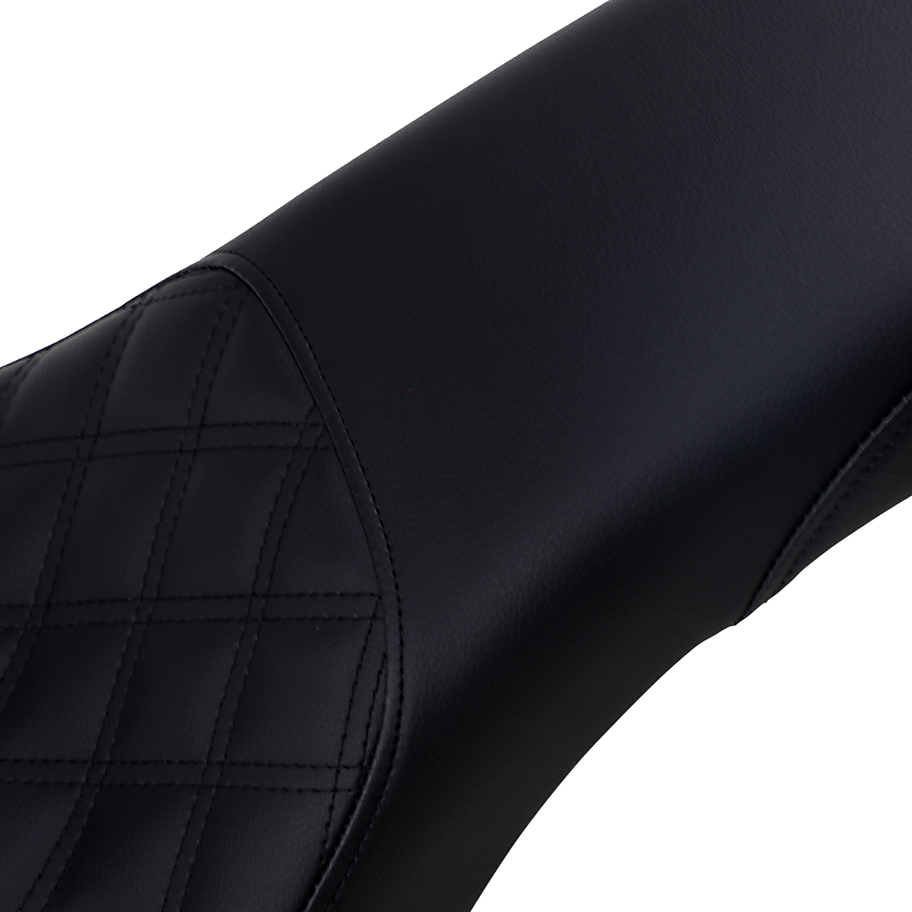 SADDLEMEN Profiler Seat - Front Lattice/Rear Smooth - Black - FX '18-'24