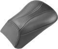 SADDLEMEN Dominator Pillion Pad - Standard Reach - Black w/ Gray Stitching - FL/FX '00-'06