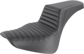 SADDLEMEN Step-Up Seat - Front Tuck-n-Roll - Black