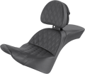 SADDLEMEN Explorer Seat - Lattice Stitched - Backrest - FL '18-'24
